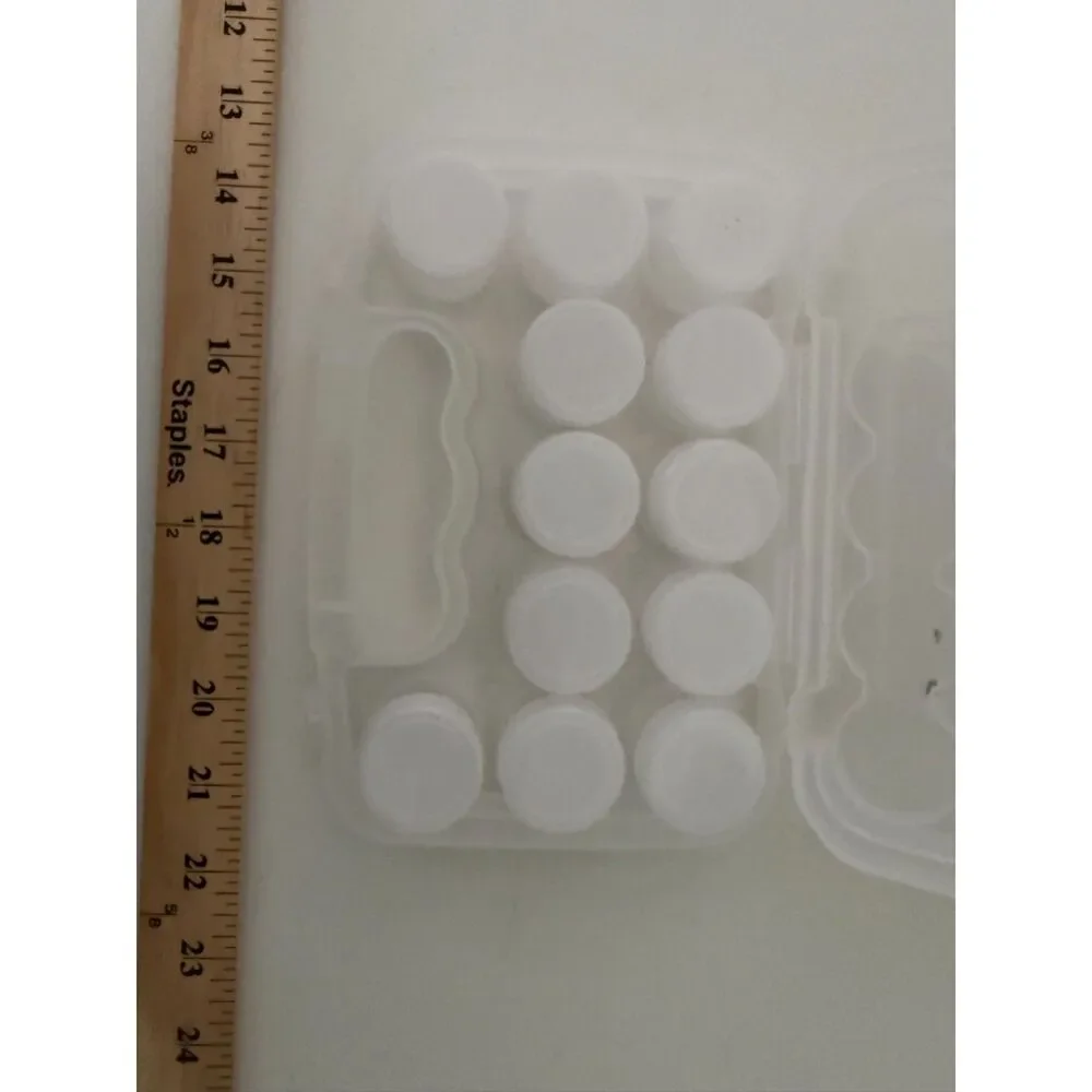 Everything Mary 12-compartment clear plastic craft storage case
